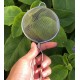 Peneira 10cm Diâmetro Por 23cm Comprimento Coar Polvilhar em Aço Inox
